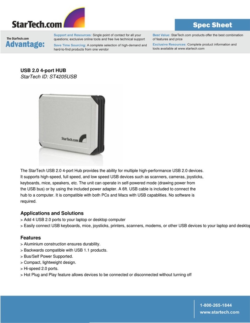 StarTech.com ST4205USB User manual StarTech.com ST4205USB User manual