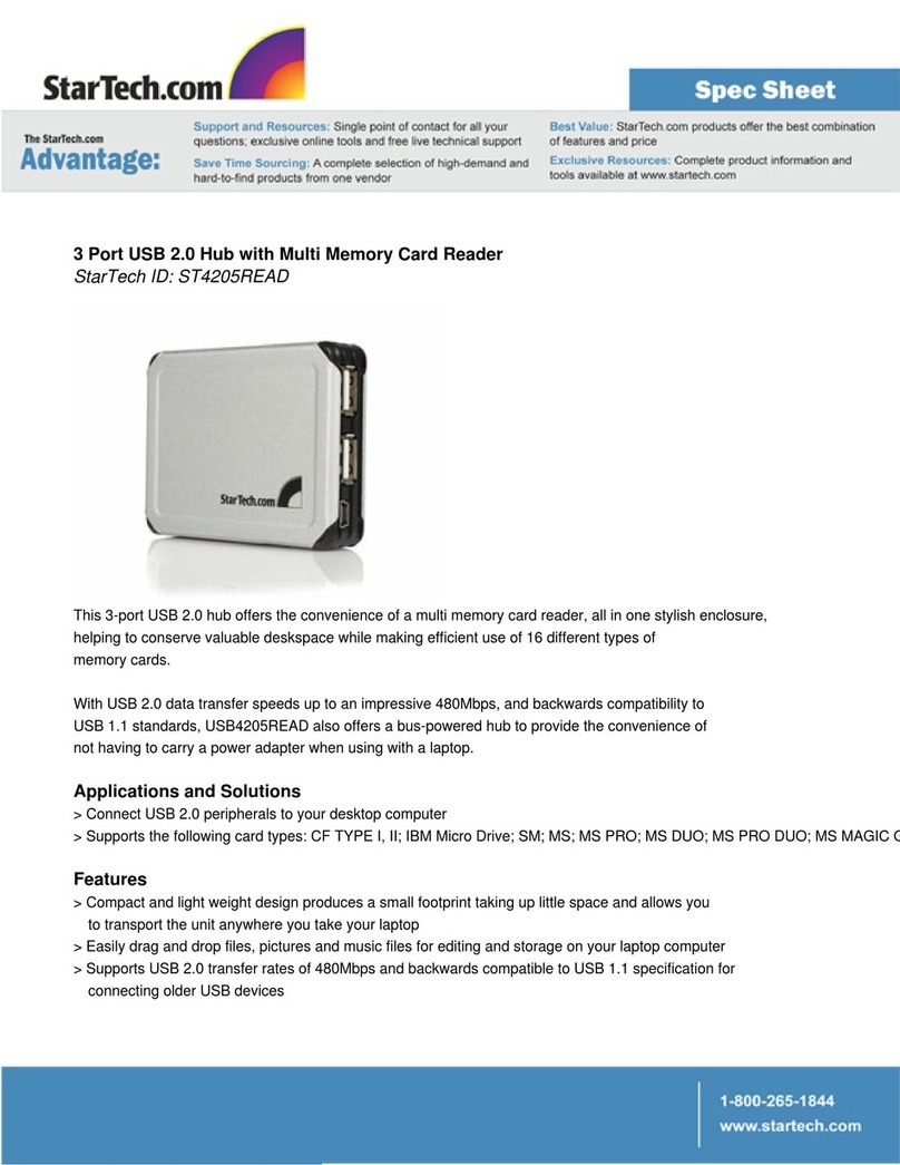 StarTech.com ST4205READ User manual StarTech.com ST4205READ User manual