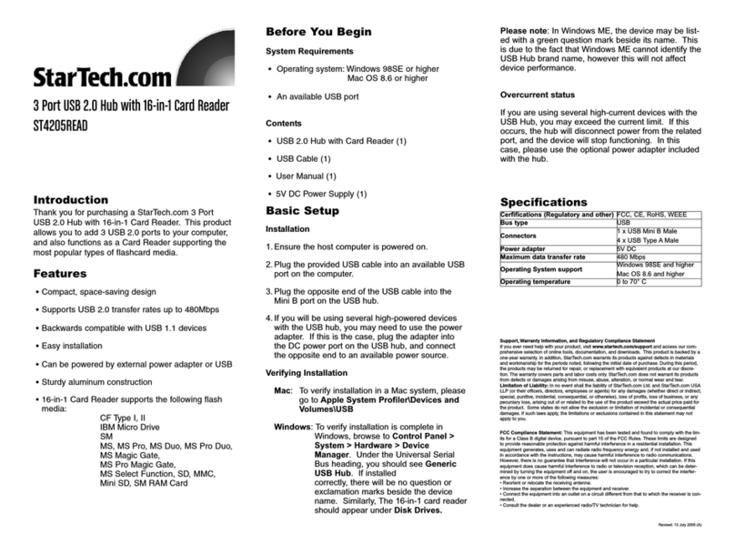 StarTech.com ST4205READ User manual