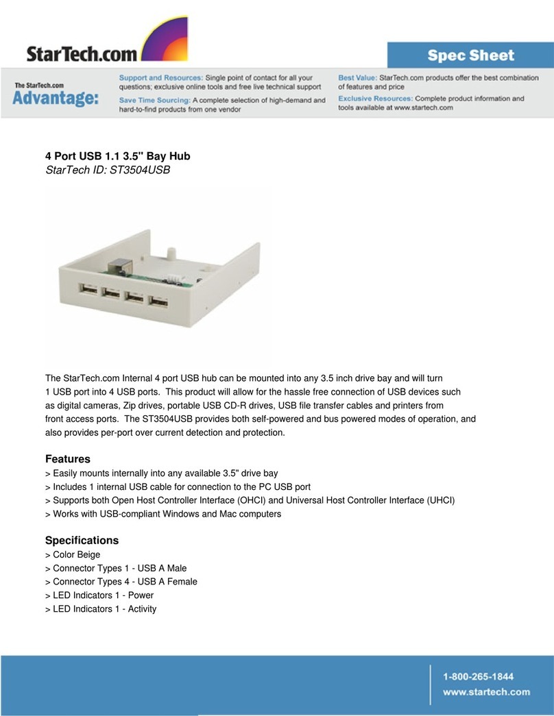 StarTech.com ST3504USB User manual StarTech.com ST3504USB User manual