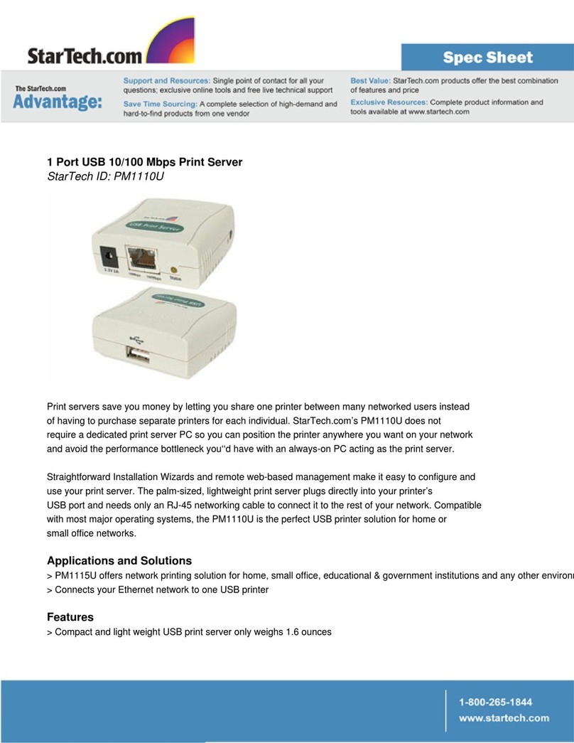 StarTech.com PM1110U User manual