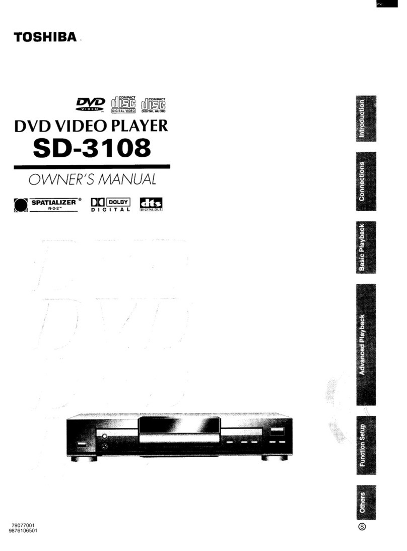 Toshiba SD-3108 User manual