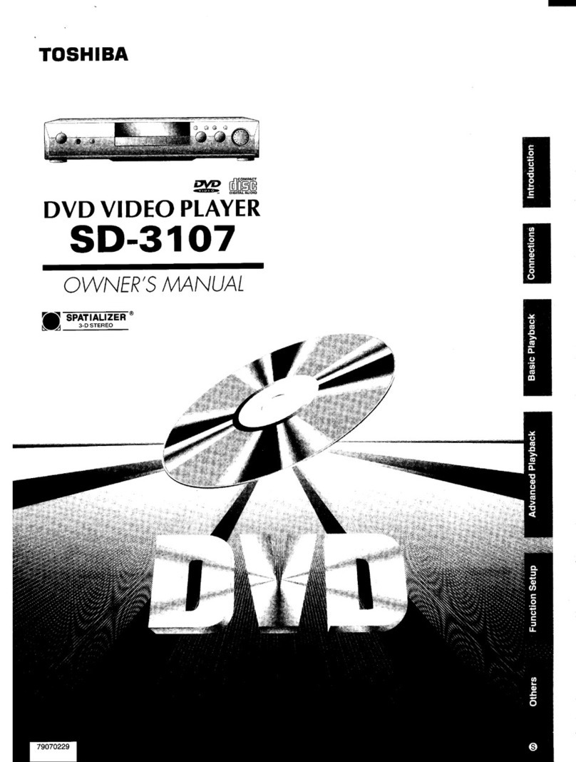 Toshiba SD-3107 User manual