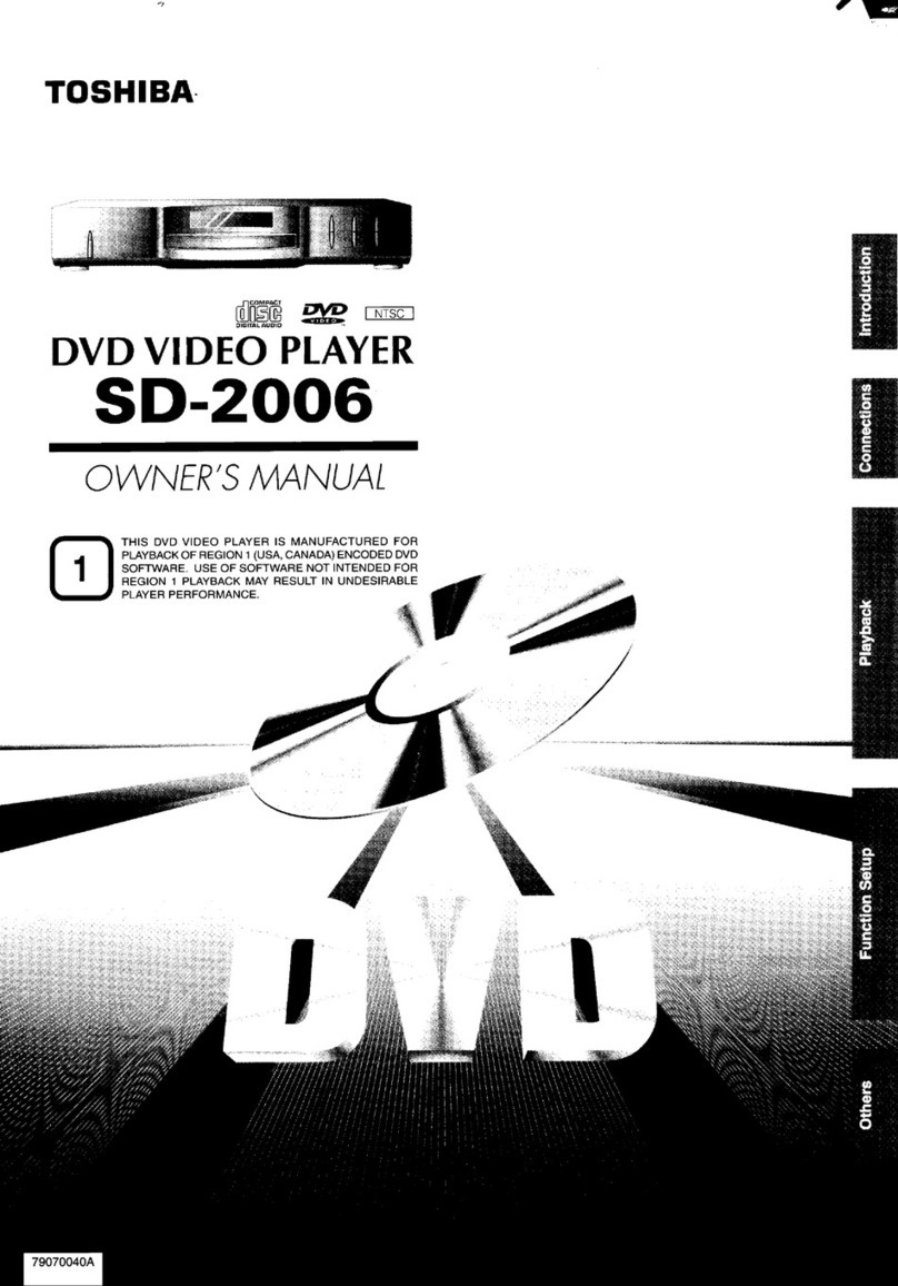 Toshiba SD-2006 User manual