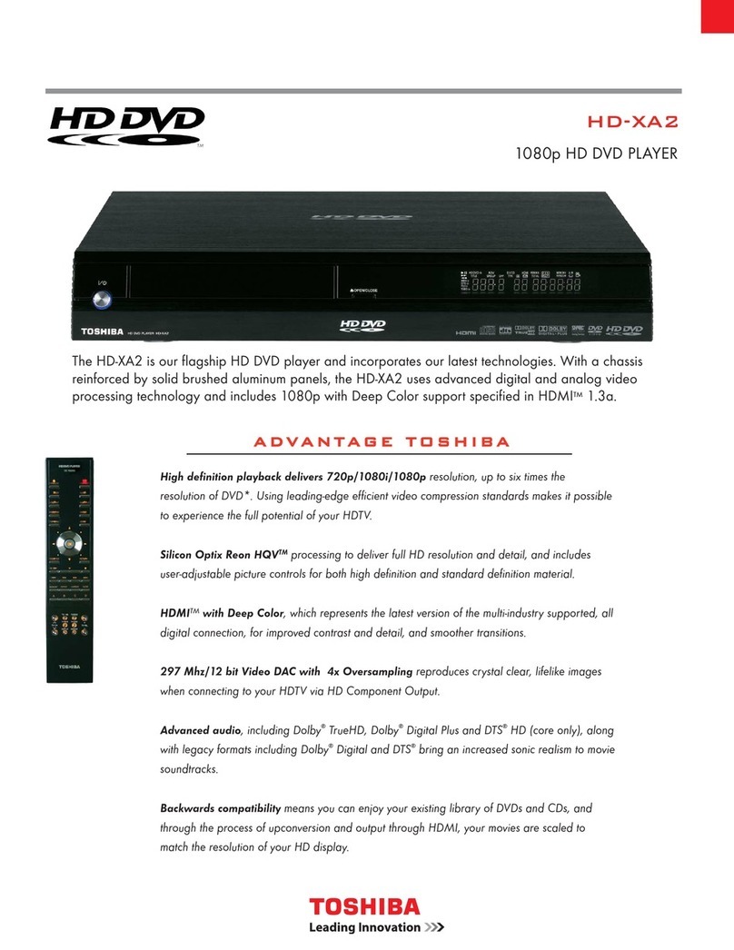 Toshiba HD-XA2 User manual