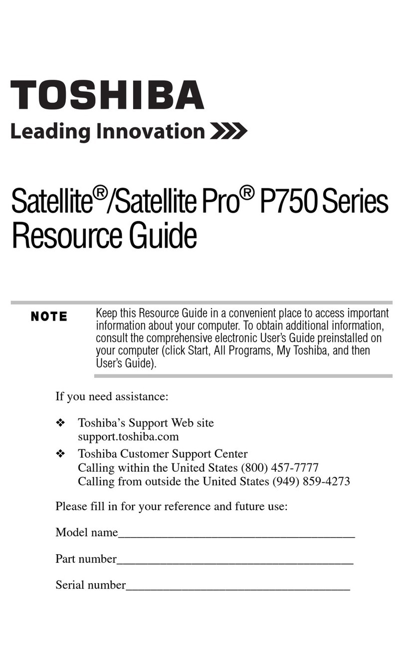 Toshiba P755-S5390 Resource Guide