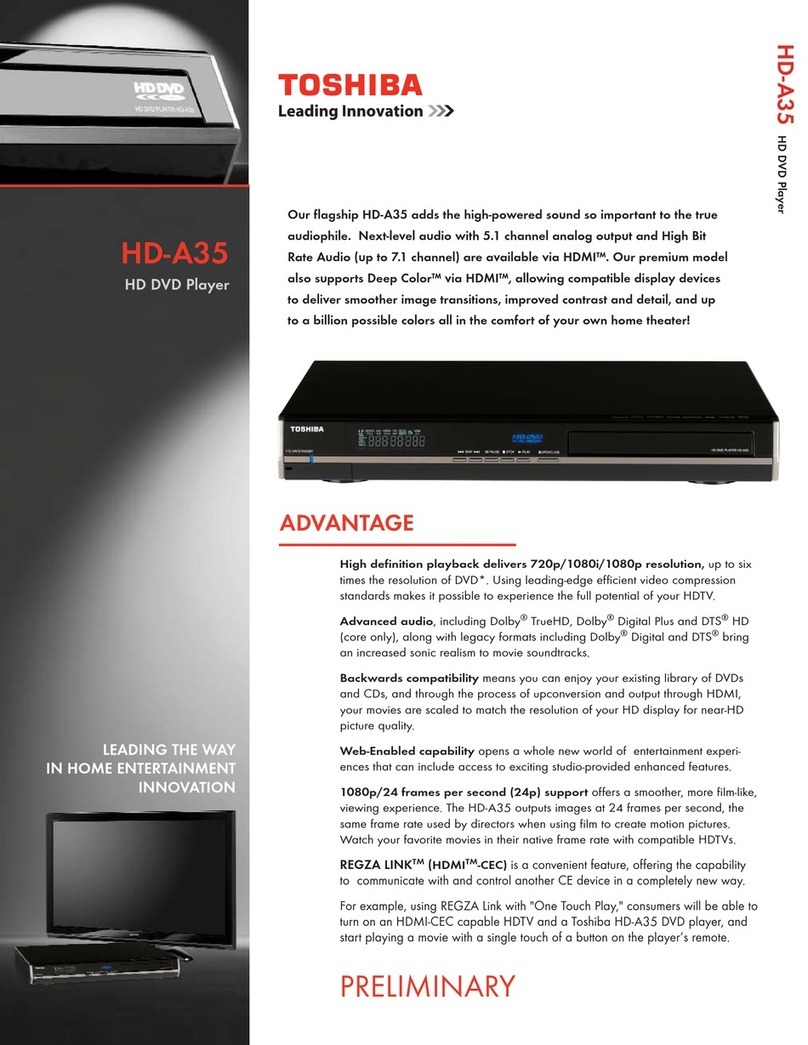 Toshiba HD-A35 User manual