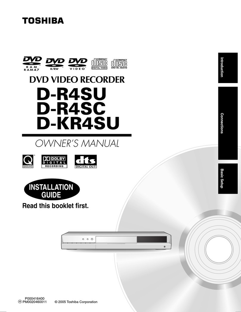 Toshiba D-KR4 User manual