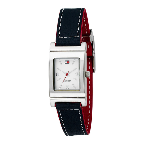 Tommy Hilfiger 1700161 Operating instructions warranty & service guide
