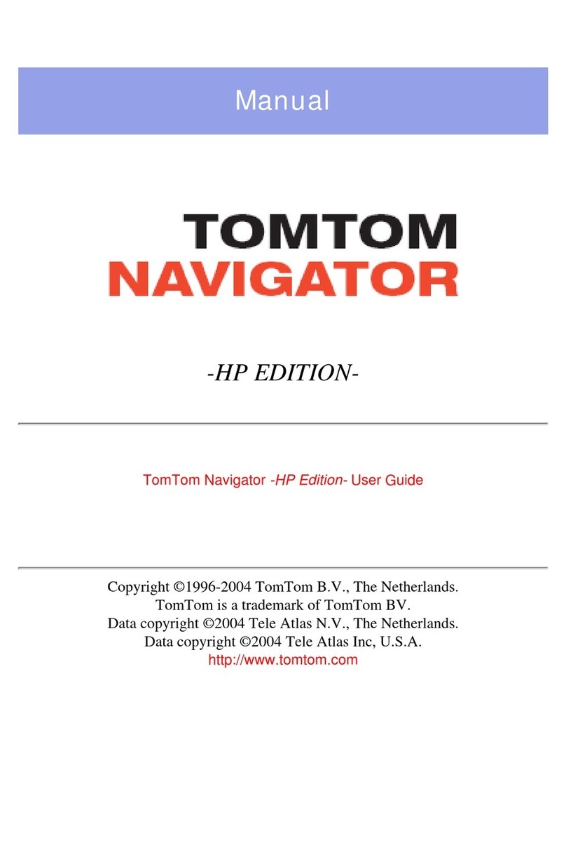 TomTom HP edition User manual TomTom HP edition User manual