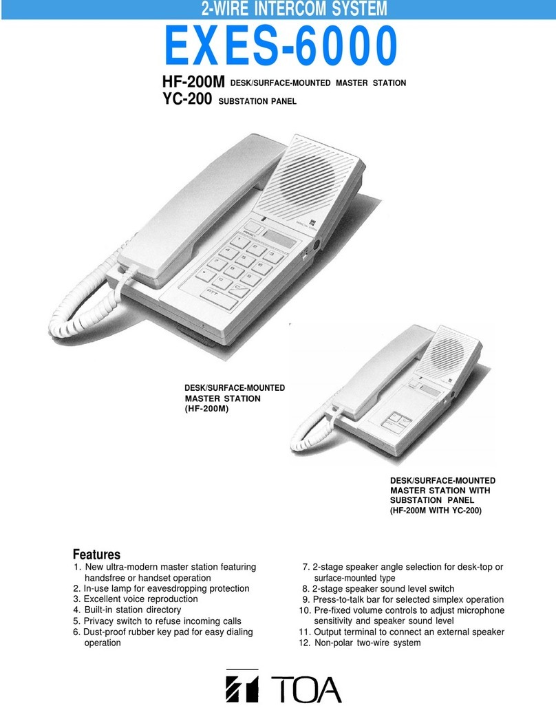 Toa EXES-6000 Specifications