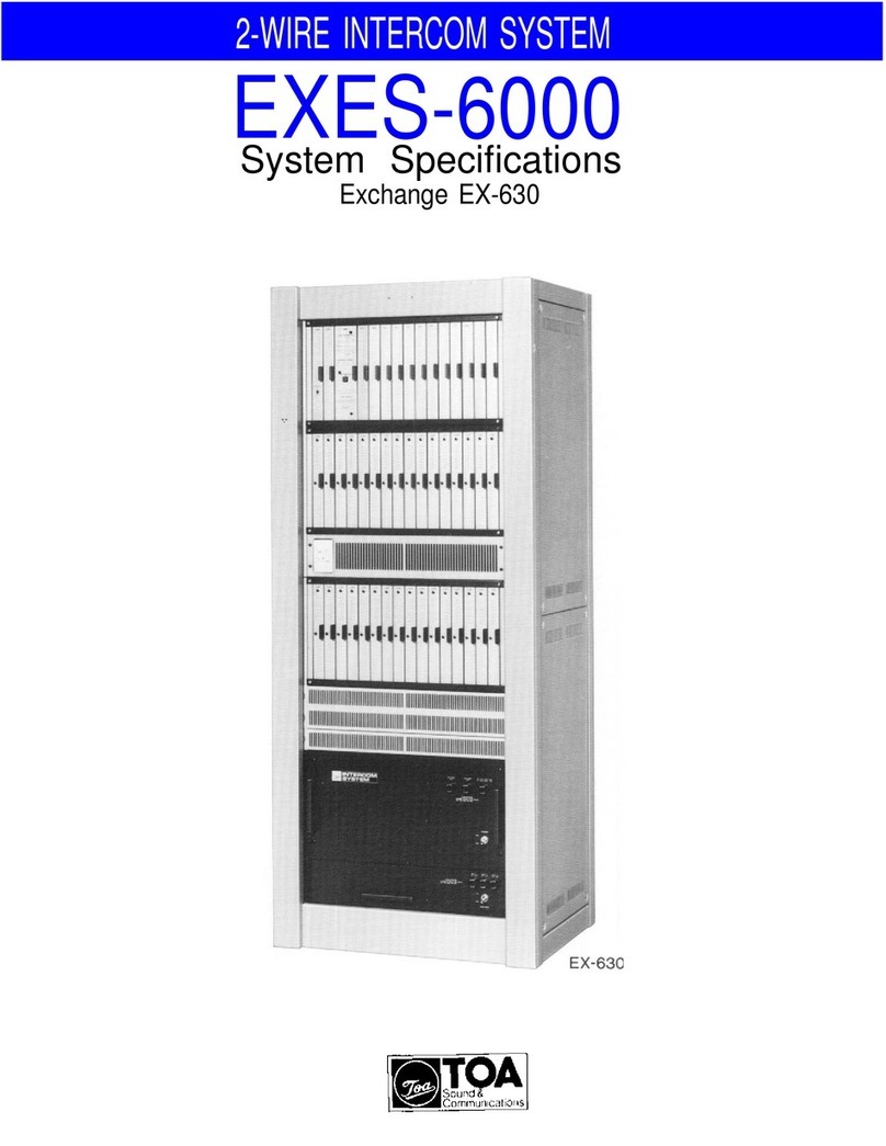 Toa EX-630 User manual