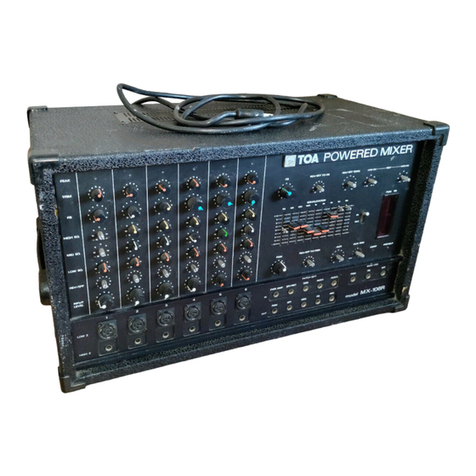 Toa MX-106R Instruction Manual