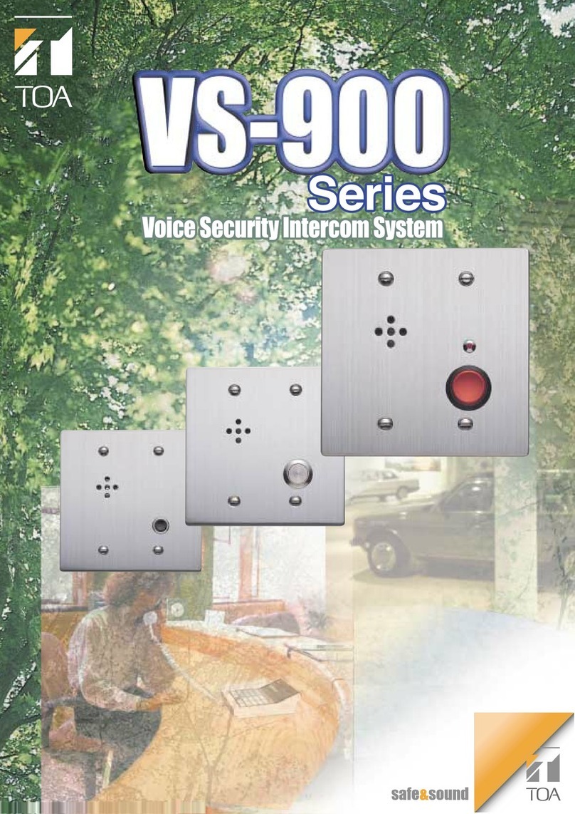 Toa MS-900 User manual