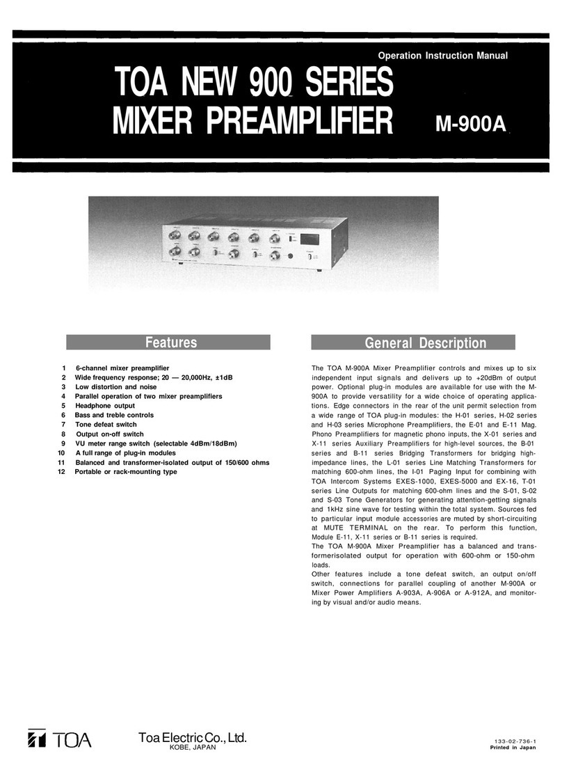 Toa M-9000 Administrator Guide