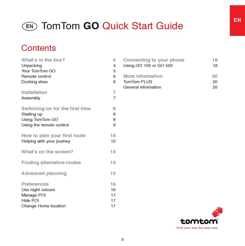 TomTom GO 500 User manual