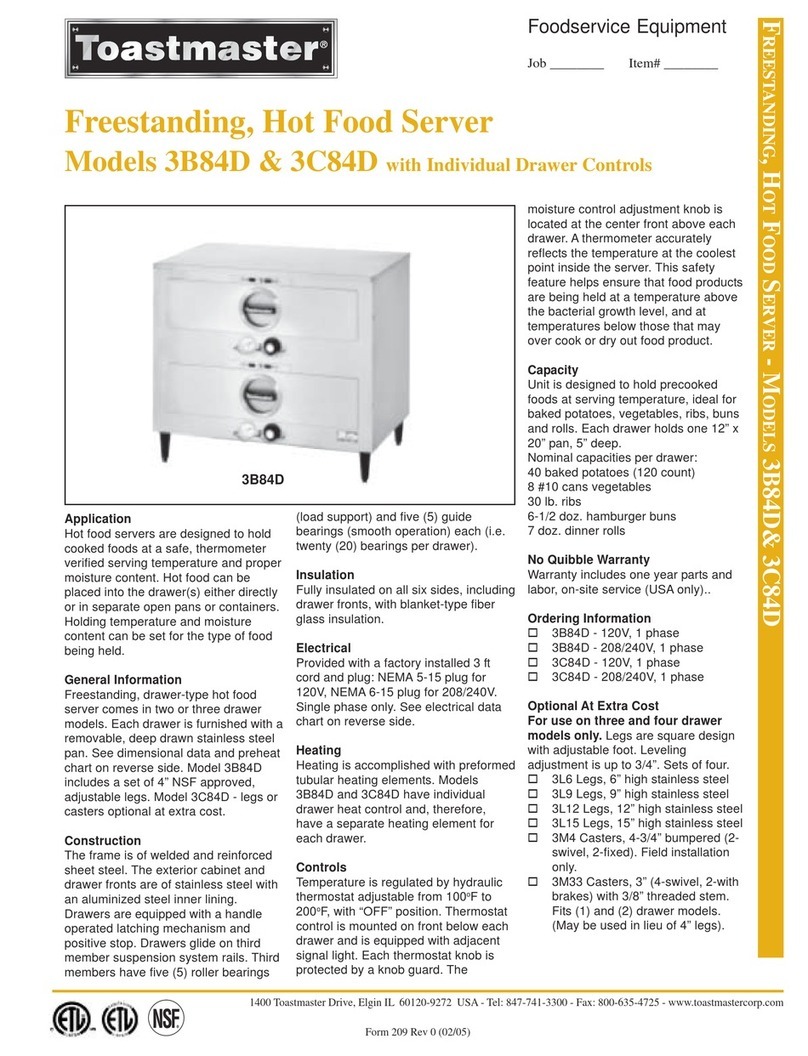 Toastmaster 3B84D brochure