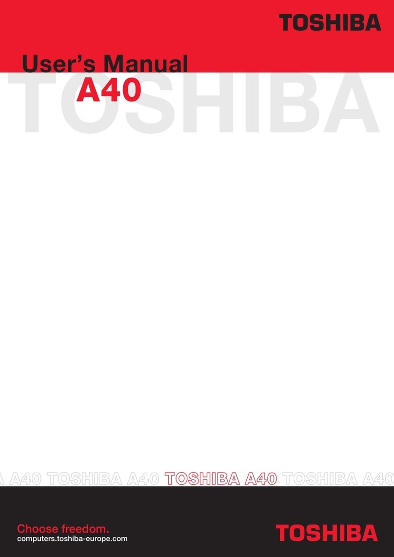 Toshiba Satellite A40 User manual