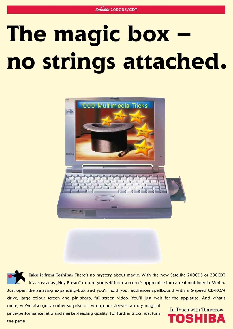 Toshiba Satellite 200CDS brochure