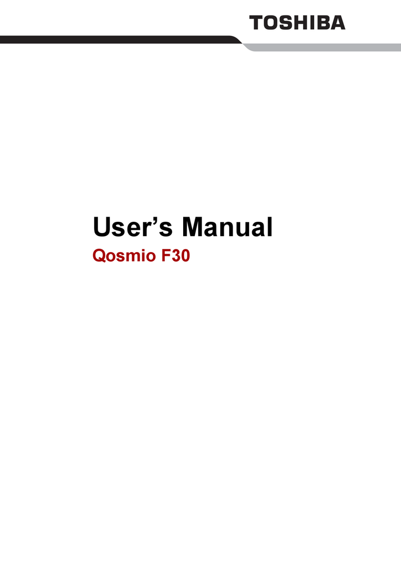 Toshiba Qosmio F30-111 User manual