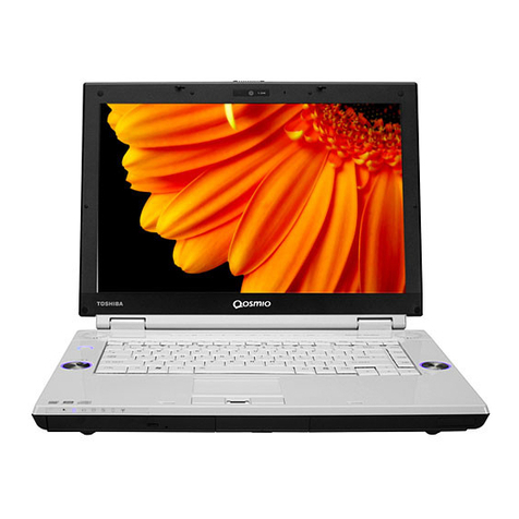 Toshiba F45-AV412 - Qosmio - Core 2 Duo 1.8 GHz User manual