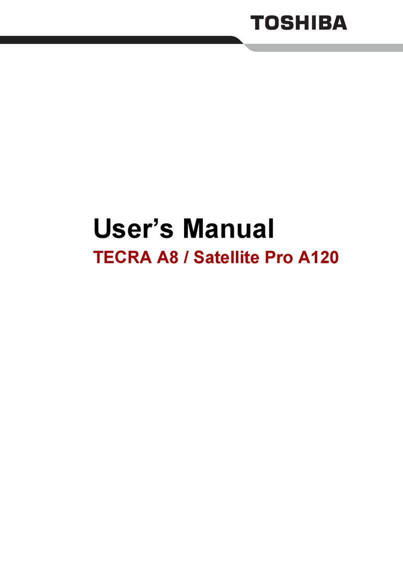 Toshiba Satellite Pro A120-106 User manual