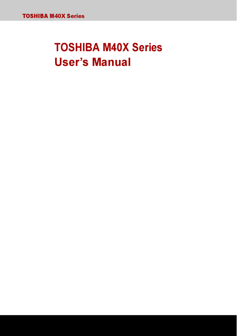 Toshiba Satellite M40X-119 User manual