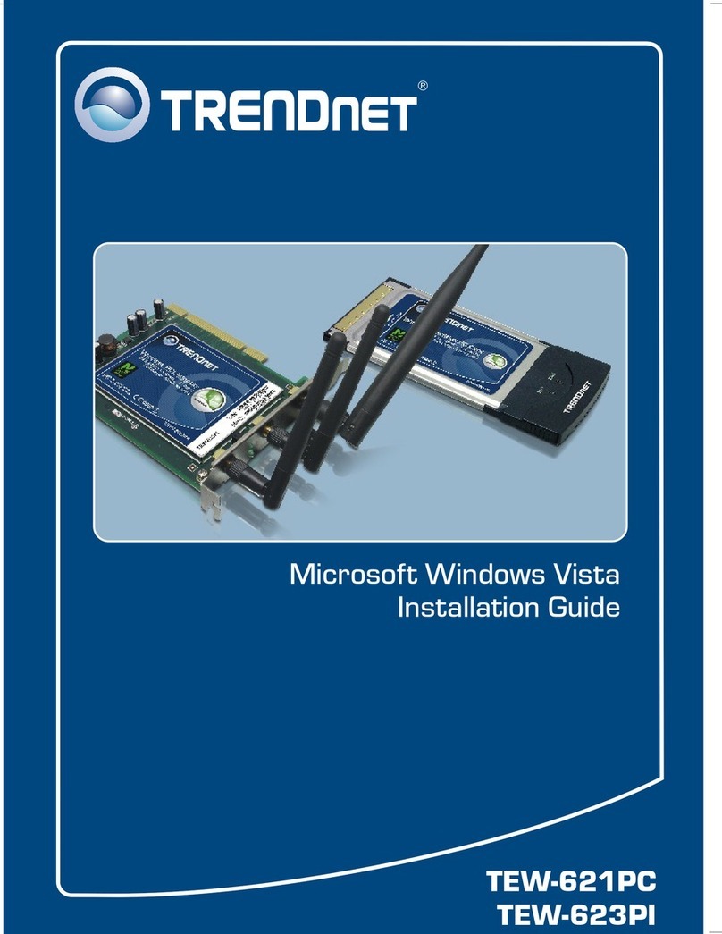 TRENDnet TEW-621PC - 300Mbps Wireless N PC Card... User manual
