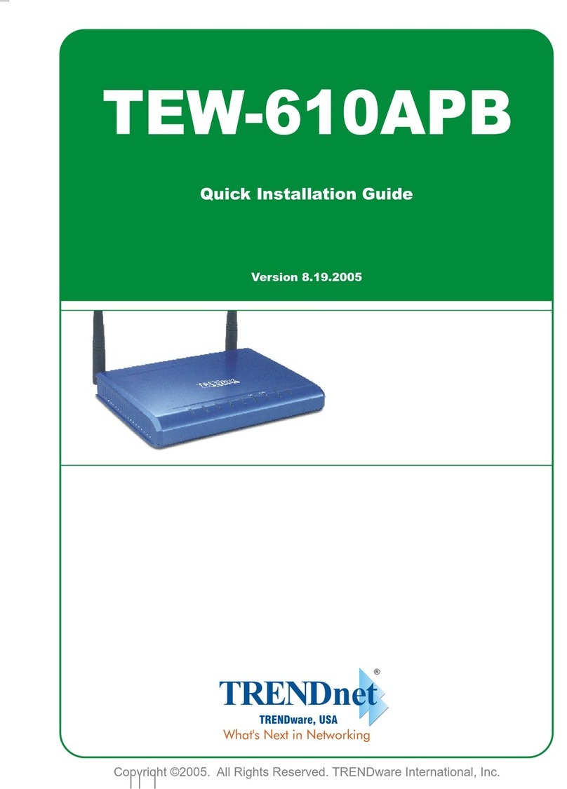TRENDnet TEW-610APB User manual TRENDnet TEW-610APB User manual