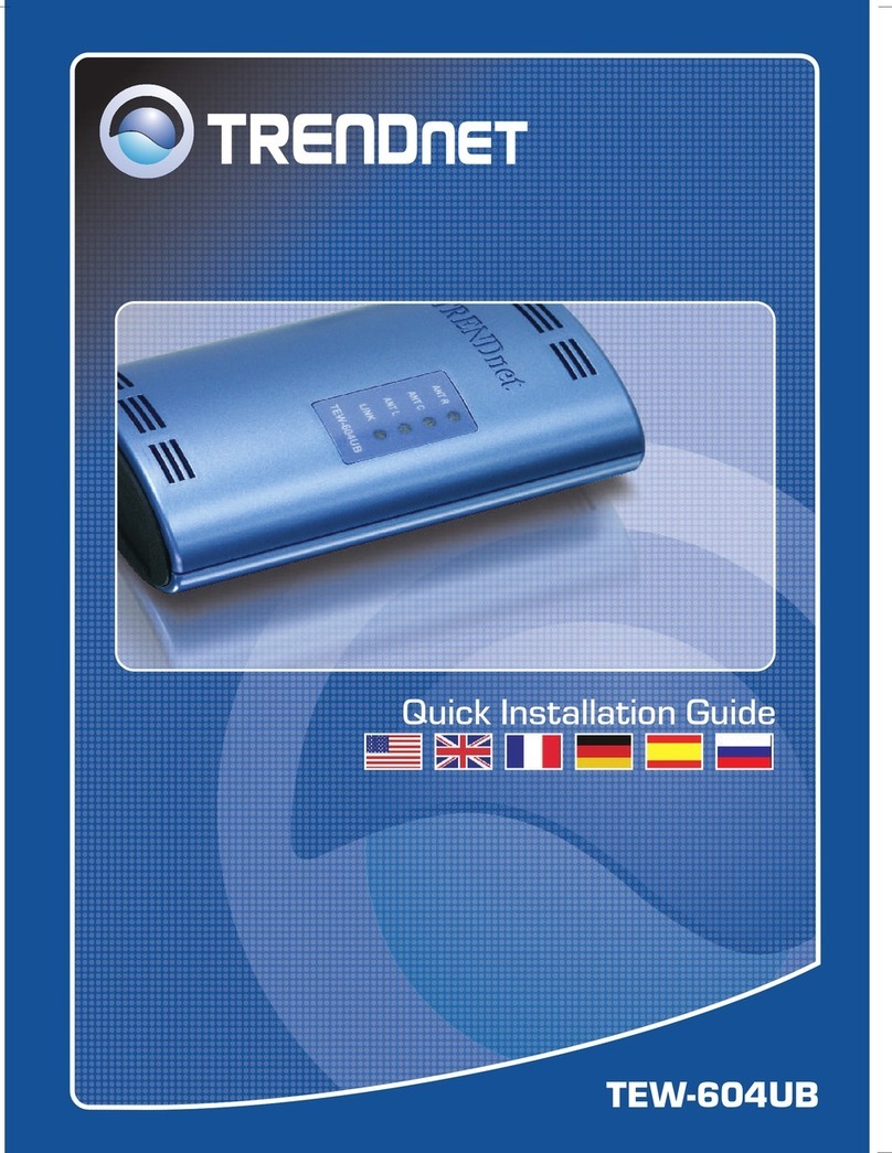 TRENDnet TEW-604UB User manual