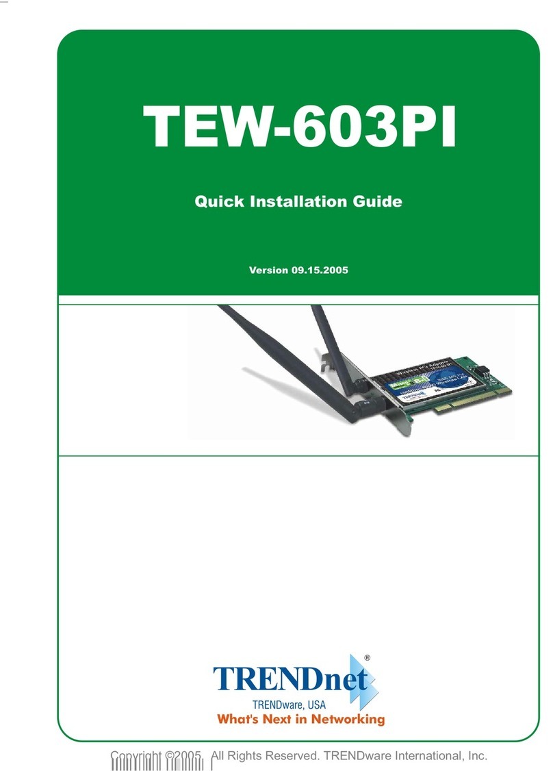 TRENDnet TEW-603PI User manual