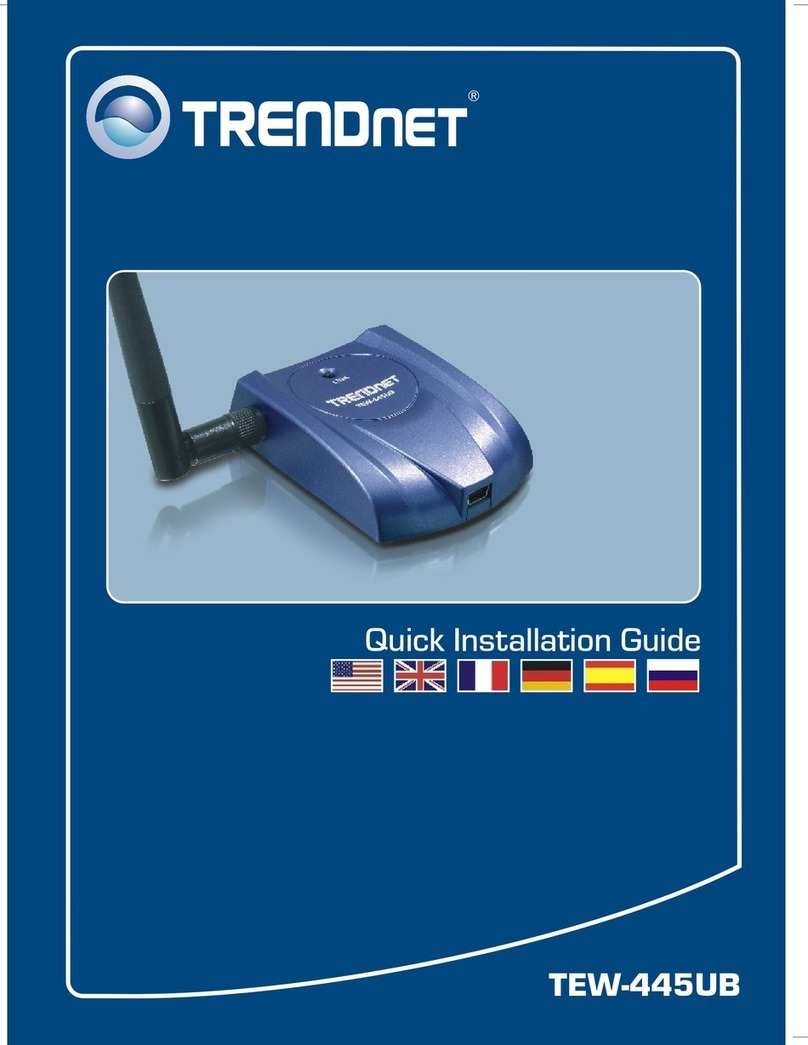 TRENDnet TEW-445UB User manual