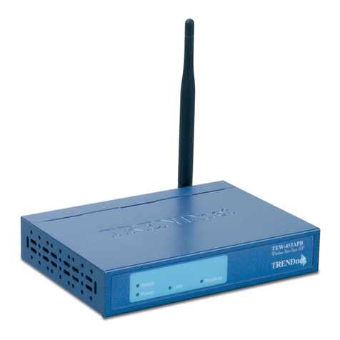 TRENDnet TEW-453APB - 108Mbps Wireless Super G HotSpot Access... User manual TRENDnet TEW-453APB - 108Mbps Wireless Super G HotSpot Access... User manual
