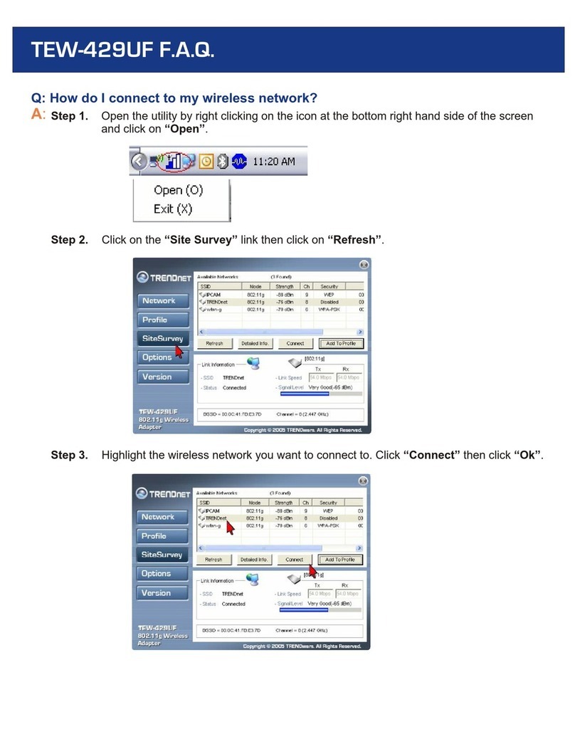 TRENDnet HotFlash TEW-429UF Frequently asked questions