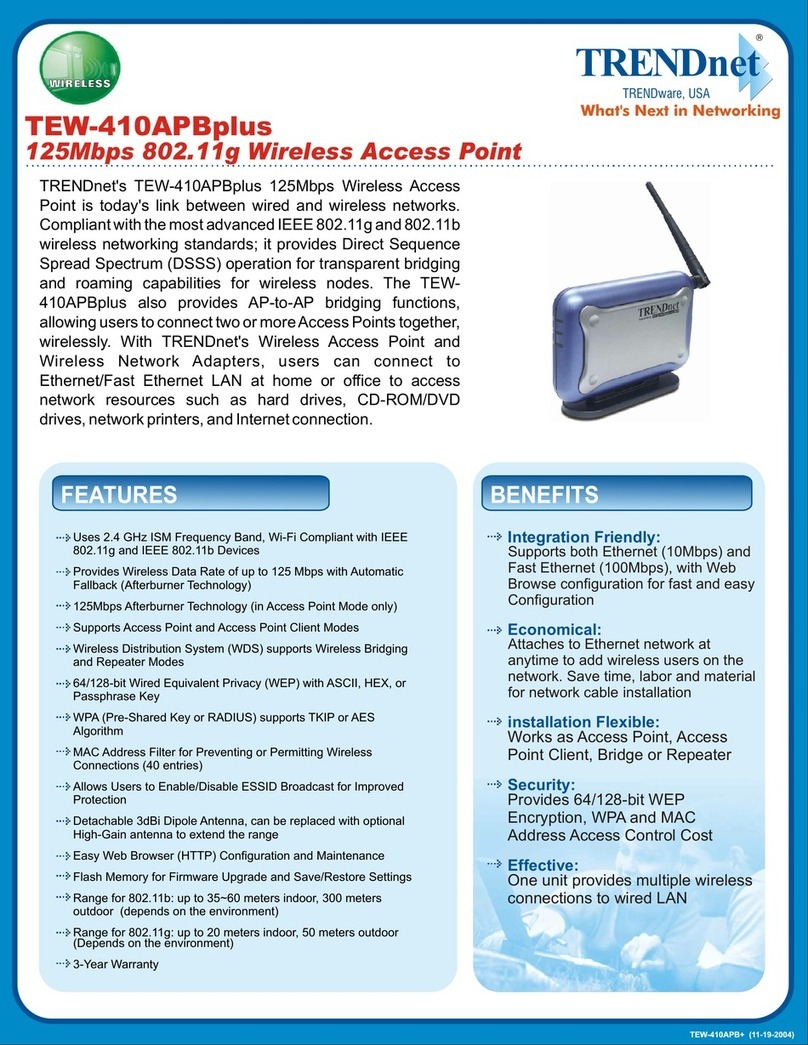 TRENDnet TEW-410APBplus Specifications