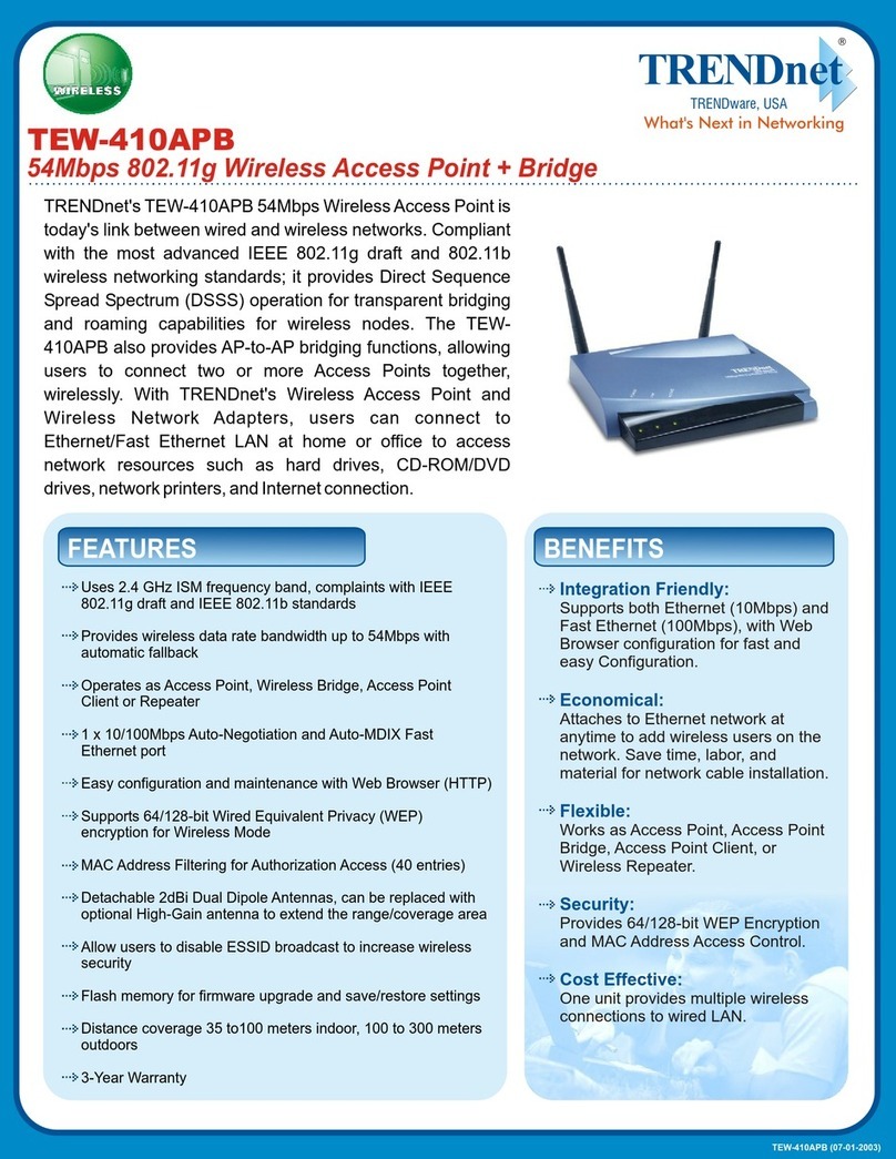 TRENDnet TEW-410APB User manual