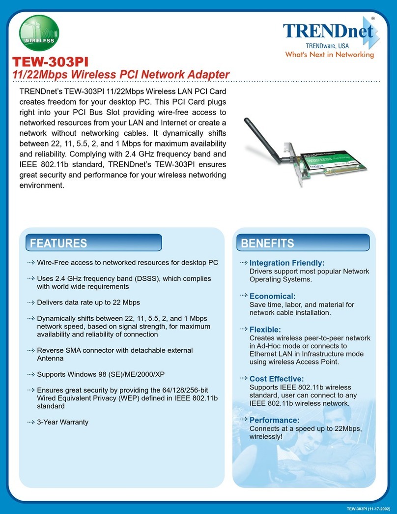 TRENDnet TEW-303PI Specifications