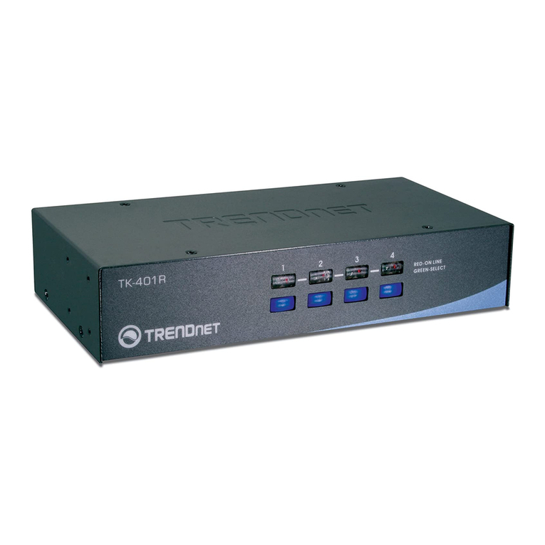 TRENDnet TK-401R User manual TRENDnet TK-401R User manual