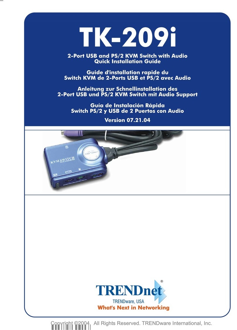 TRENDnet TK-209i User manual