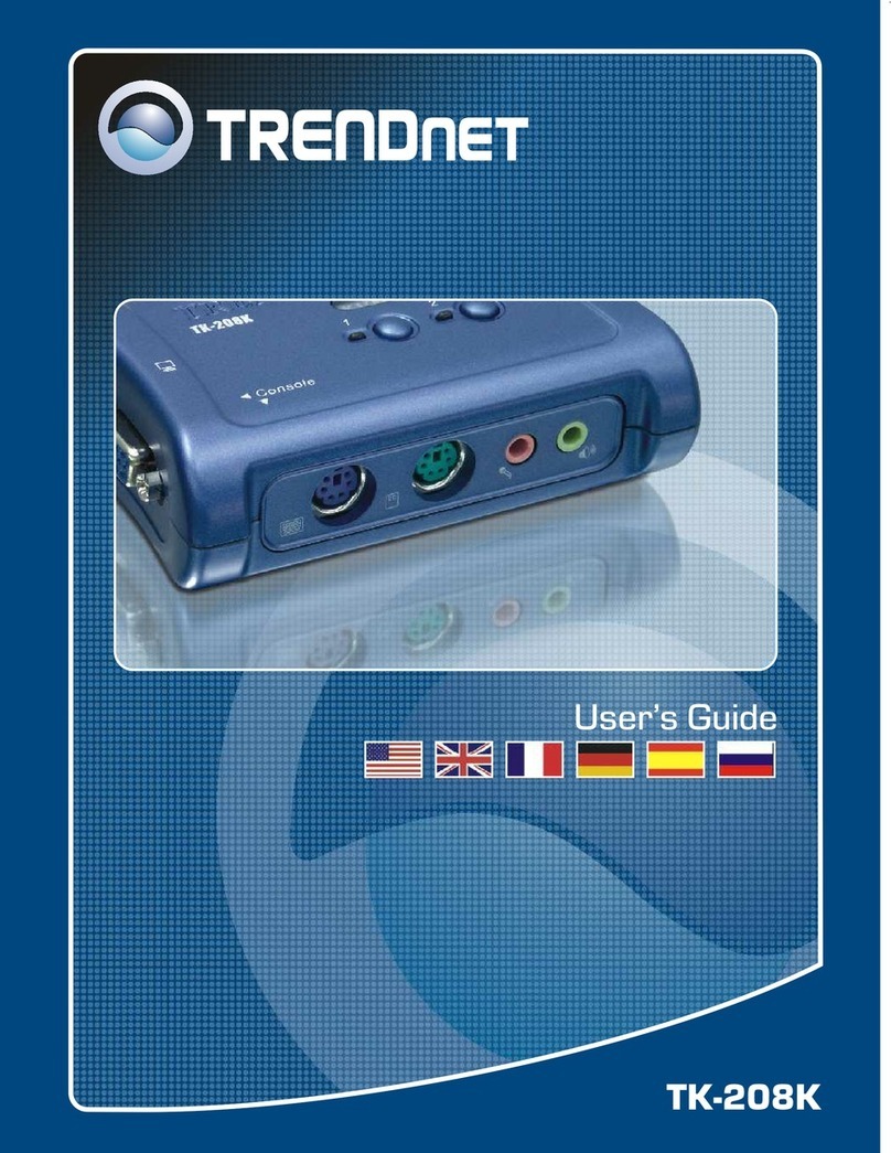 TRENDnet TK-208K User manual TRENDnet TK-208K User manual