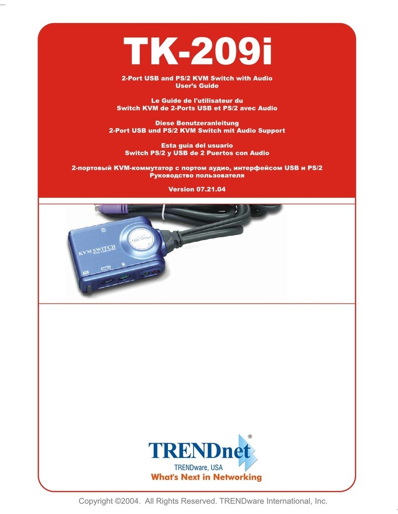 TRENDnet TK-209i User manual