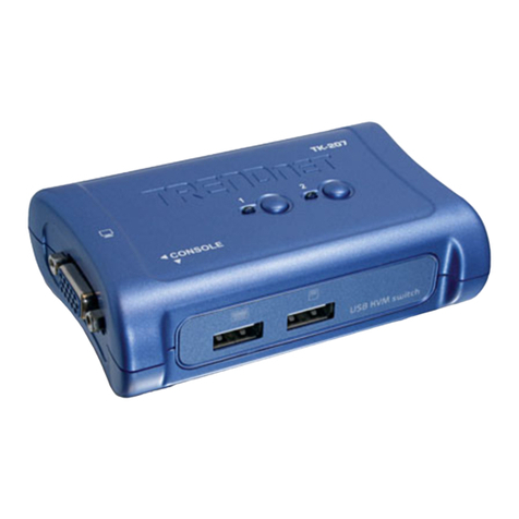 TRENDnet TK-207K - KVM Switch - USB Mounting instructions TRENDnet TK-207K - KVM Switch - USB Mounting instructions