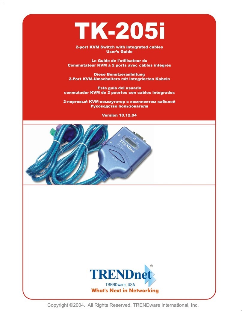 TRENDnet TK-205i User manual