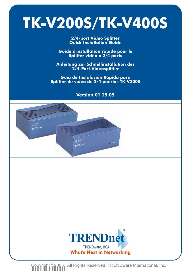 TRENDnet TK-V200S User manual