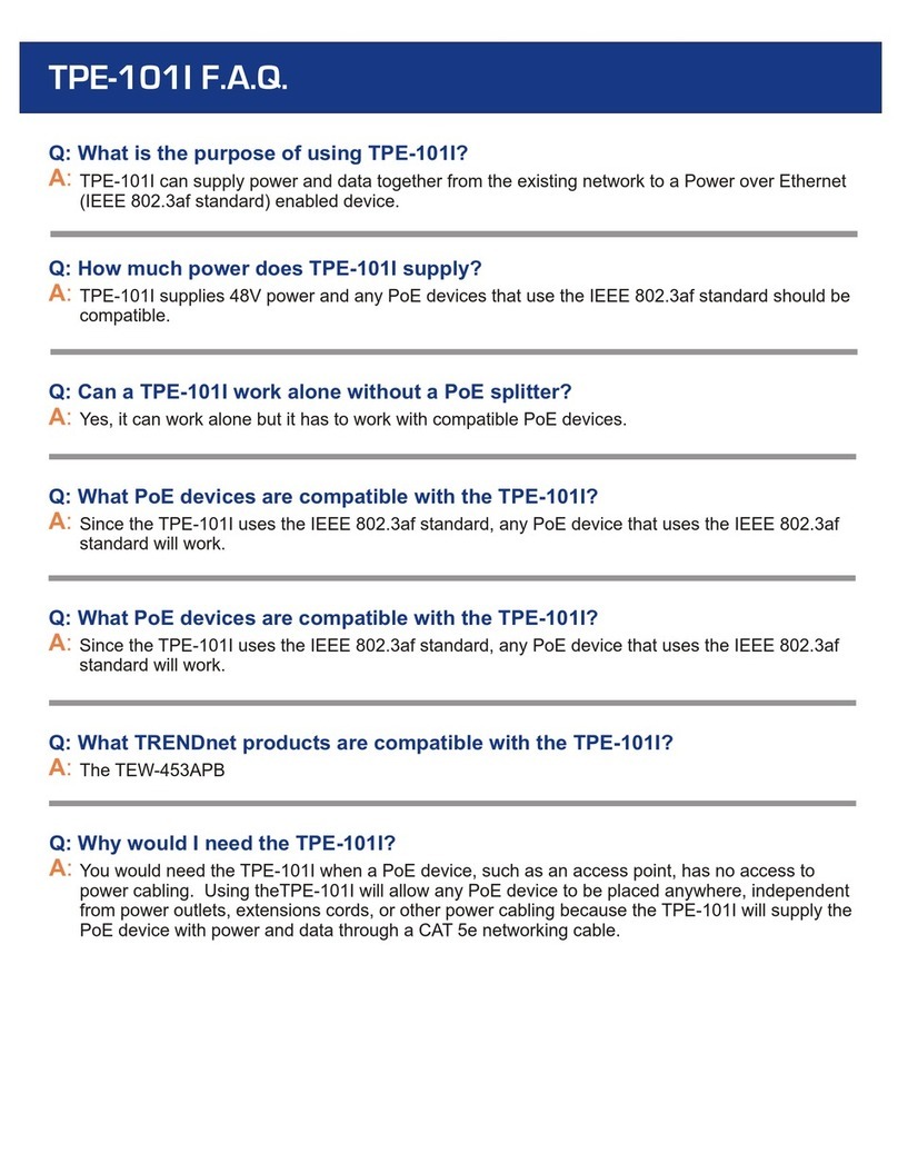 TRENDnet TPE-101I Instruction Manual