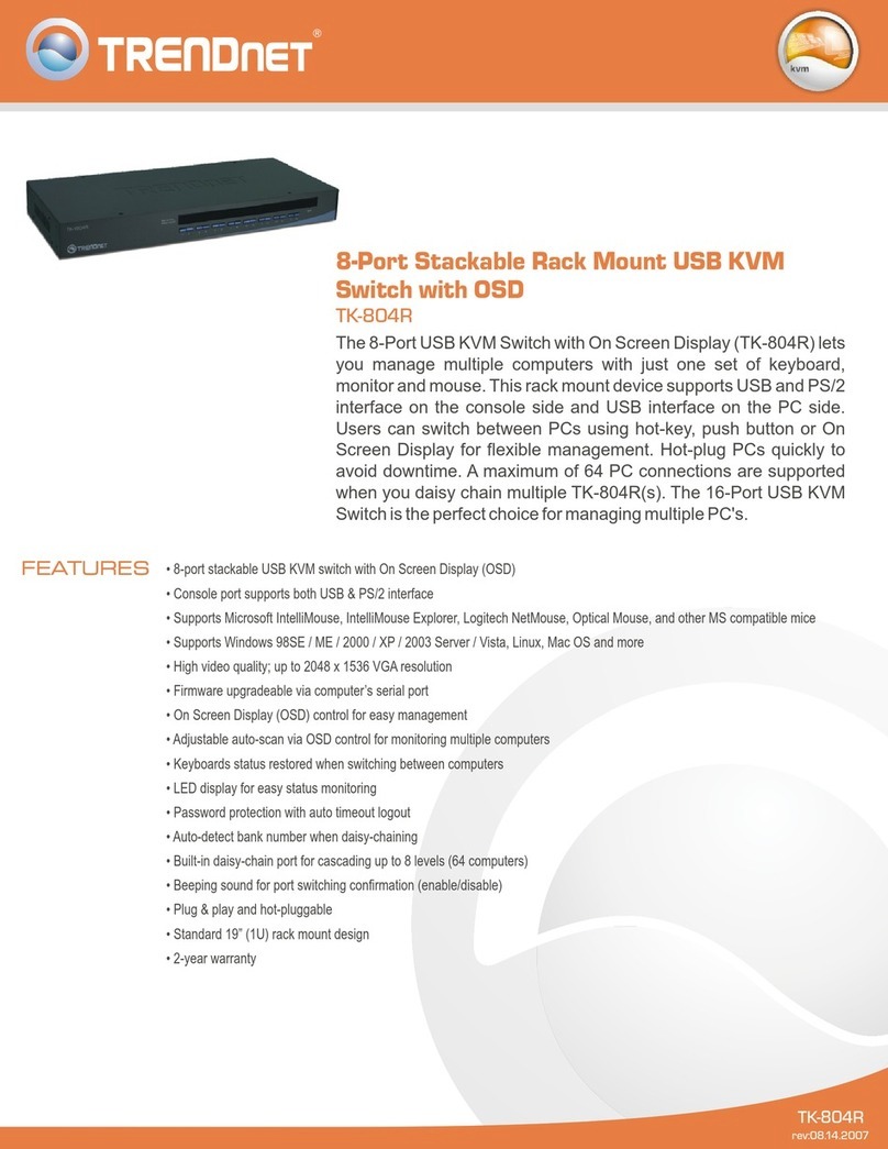 TRENDnet TK-804R Specifications