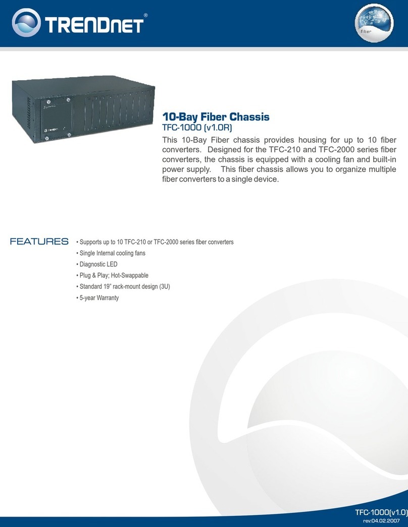 TRENDnet TFC-1000 Specifications