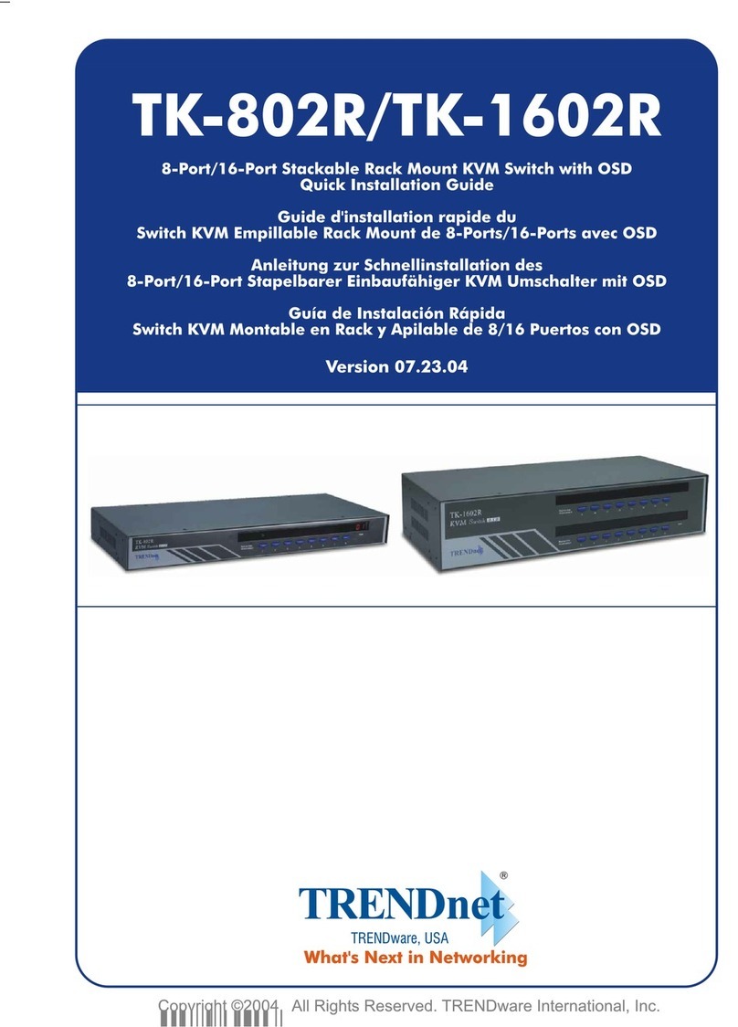 TRENDnet TK-1602R User manual TRENDnet TK-1602R User manual