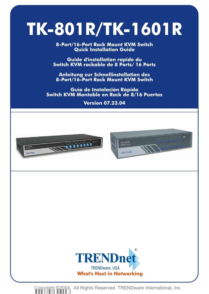 TRENDnet TK-1601R User manual TRENDnet TK-1601R User manual