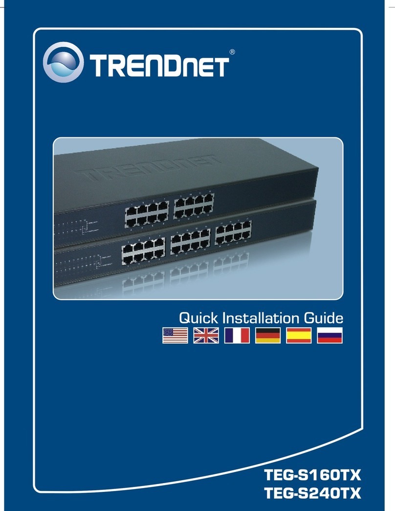 TRENDnet TEG-S240TX - DATA SHEETS User manual